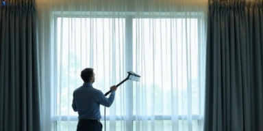 Commercial curtain stain removal service currans-hill-nsw hotels offices restaurants