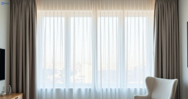 Freshly steam cleaned curtains in currans-hill-nsw QLD